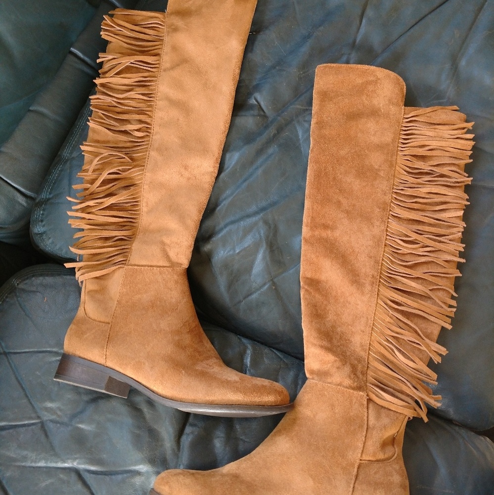 Faux Suede woman's boots 7 1/2
